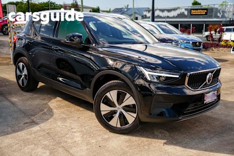 Black 2022 Volvo XC40 Wagon Ultimate B4 Bright Mhev