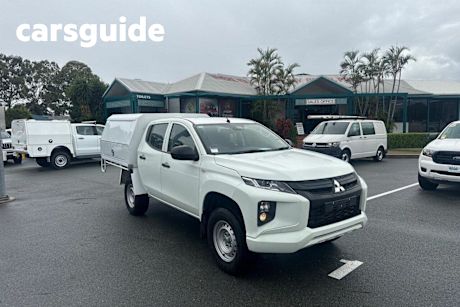 White 2020 Mitsubishi Triton Double Cab Pick Up GLX Adas (4X2)