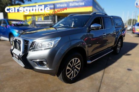 Grey 2017 Nissan Navara Dual Cab Utility ST-X (4X4) (sunroof)