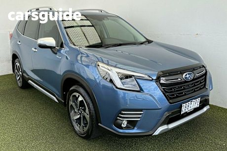 Blue 2023 Subaru Forester Wagon Hybrid S (awd)