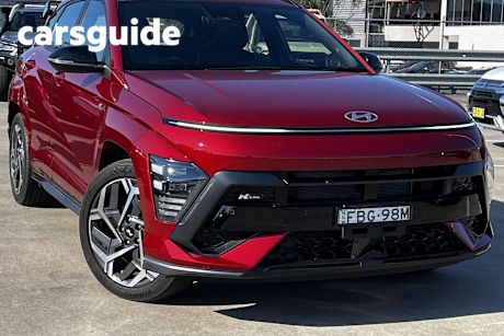 Red 2023 Hyundai Kona Wagon N Line