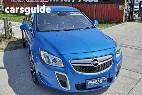 Blue 2013 Opel Insignia Hatchback OPC