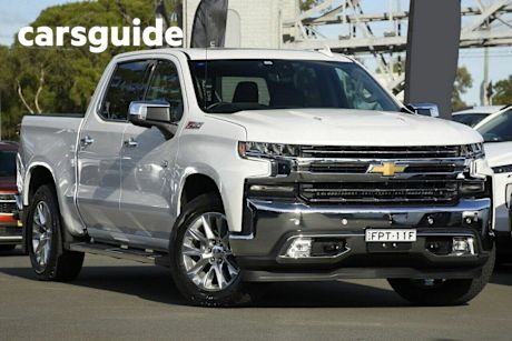 White 2023 Chevrolet Silverado Crew Cab Pickup 1500 LTZ Premium Tech Pack