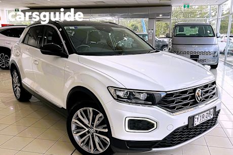 White 2021 Volkswagen T-ROC Wagon 110TSI Style