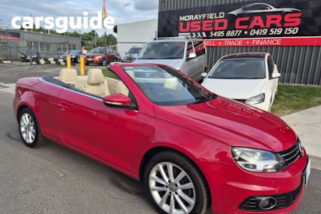 Red 2011 Volkswagen EOS Convertible 155 TSI