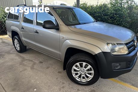 Brown 2014 Volkswagen Amarok Utility TDI400 (4X4)