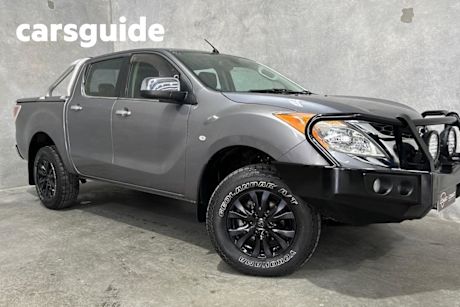Grey 2013 Mazda BT-50 Dual Cab Utility GT (4X4)