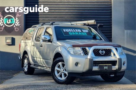 Silver 2012 Nissan Navara Dual Cab Utility ST-X 550 (4X4)