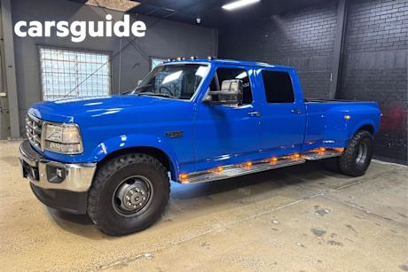 Blue 1993 Ford F350 OtherCar XLT