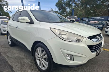 White 2011 Hyundai IX35 Wagon Highlander (awd)