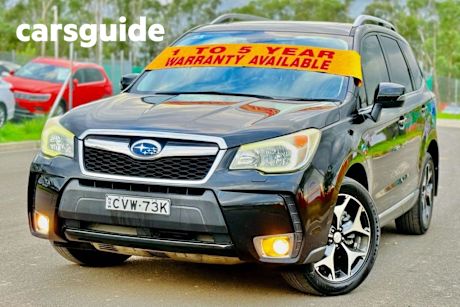 Black 2014 Subaru Forester Wagon 2.0XT Premium