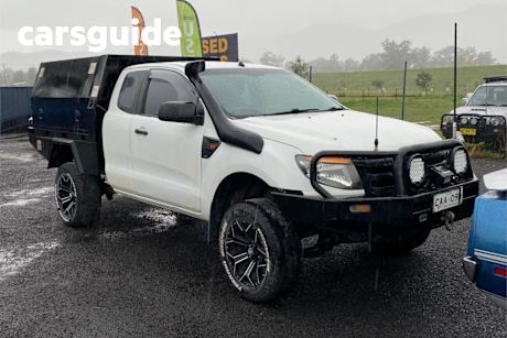 White 2012 Ford Ranger Super Cab Chassis XL 3.2 (4X4)