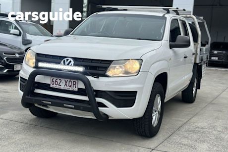 White 2017 Volkswagen Amarok Dual Cab Chassis TDI420 Core Edition (4X4)