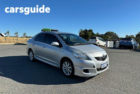 Silver 2009 Toyota Yaris Sedan YRX