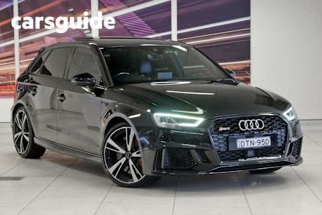 Black 2018 Audi RS3 Hatchback Sportback Quattro