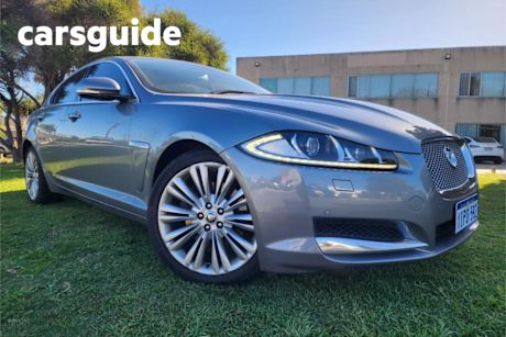 Grey 2012 Jaguar XF Sedan 2.2D Premium Luxury