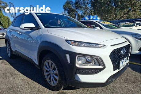 White 2019 Hyundai Kona Wagon GO (fwd)