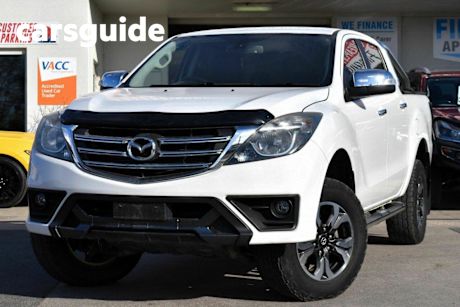 White 2018 Mazda BT-50 Dual Cab Utility GT (4X4)