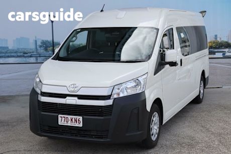 White 2024 Toyota Hiace Commercial Commuter