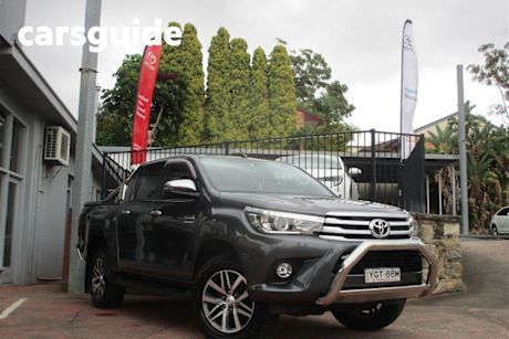 Grey 2018 Toyota Hilux Dual Cab Utility SR5+ (4X4)
