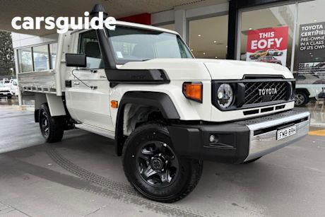White 2024 Toyota Landcruiser 70 Series Cab Chassis LC79 GXL