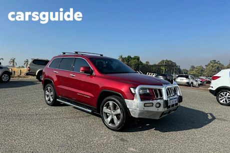 Red 2013 Jeep Grand Cherokee Wagon Limited (4X4)