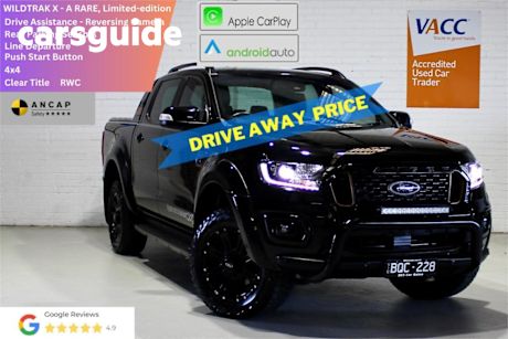 Black 2021 Ford Ranger Double Cab Pick Up Wildtrak 2.0 (4X4)
