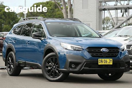 Blue 2024 Subaru Outback Wagon AWD Sport Touring XT