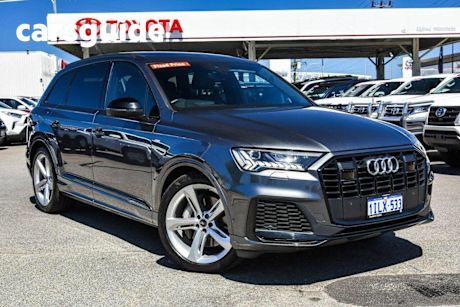Grey 2020 Audi Q7 Wagon 50 TDI Quattro S Line (hybrid)