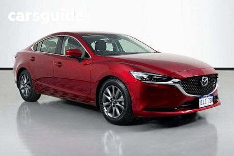 Red 2022 Mazda 6 Sedan Sport