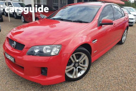 Red 2010 Holden Commodore Sedan SV6