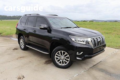 Black 2021 Toyota Landcruiser Prado Wagon VX Flat Tailgate