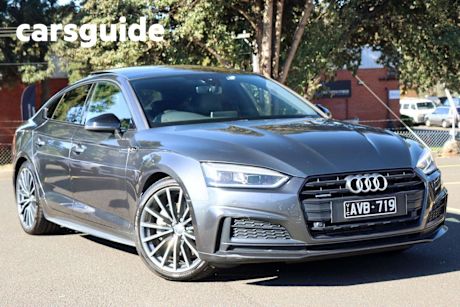 Grey 2017 Audi A5 Hatch Sport Sportback S Tronic Quattro