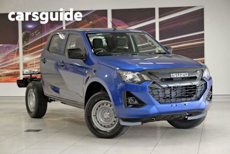 Blue 2025 Isuzu D-MAX Crew Cab Chassis SX (4X2) High-Ride
