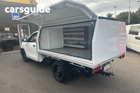 White 2020 Toyota Hilux Cab Chassis Workmate