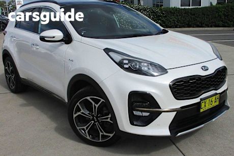 White 2019 Kia Sportage Wagon GT-Line (awd)