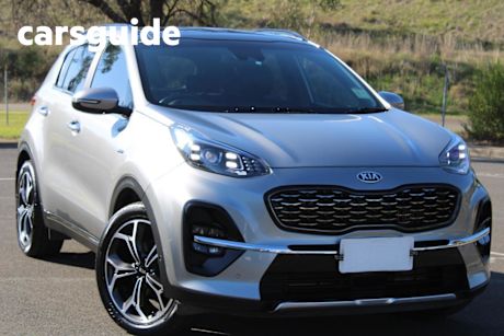 Silver 2021 Kia Sportage Wagon GT-Line (awd)