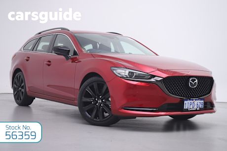 Red 2024 Mazda 6 Wagon G35 GT SP