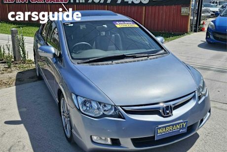 Silver 2007 Honda Civic Sedan Sport