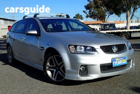 Silver 2011 Holden Commodore Sportswagon SV6