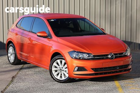 Orange 2021 Volkswagen Polo Hatchback 85TSI Comfortline