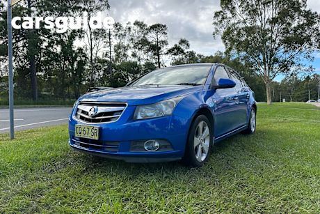 Blue 2010 Holden Cruze Sedan CDX