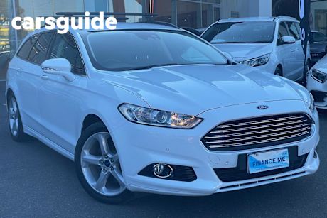 White 2017 Ford Mondeo Wagon Trend Tdci