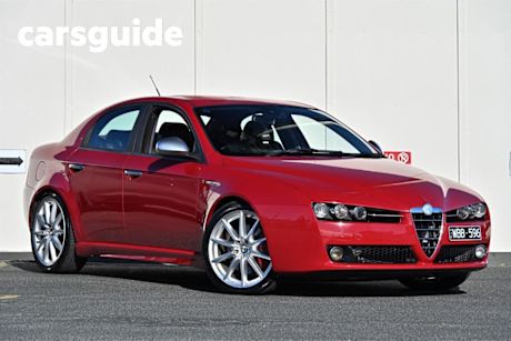 Red 2007 Alfa Romeo 159 Sedan 2.2 JTS TI