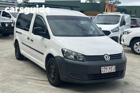 White 2012 Volkswagen Caddy Van Maxi TDI320