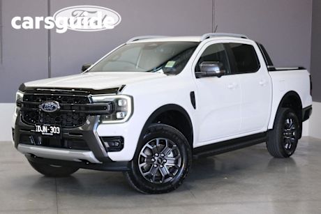 White 2024 Ford Ranger Ute Tray Wildtrak FullTime 4WD DR