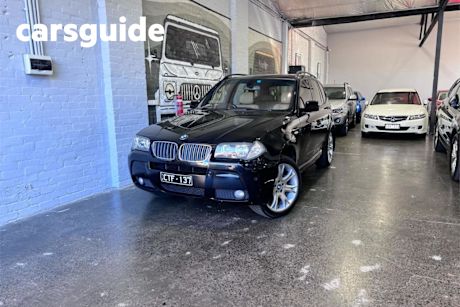 Black 2007 BMW X3 Wagon 3.0D