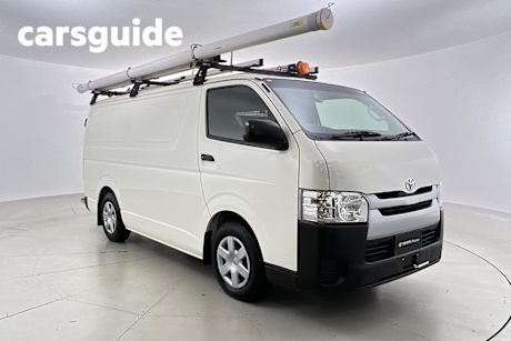 White 2018 Toyota Hiace Van LWB