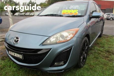 Blue 2010 Mazda 3 Sedan SP25