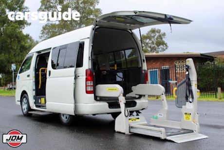 White 2012 Toyota Hiace Commercial